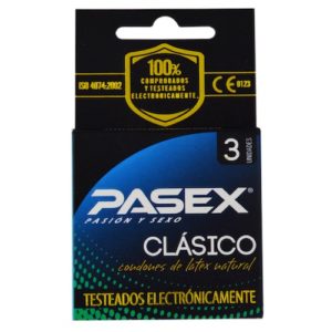Preservativo Pasex Clasico Tripack