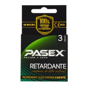 Preservativo Pasex Retardante Tripack