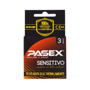Preservativo Pasex Sensitivo Tripack